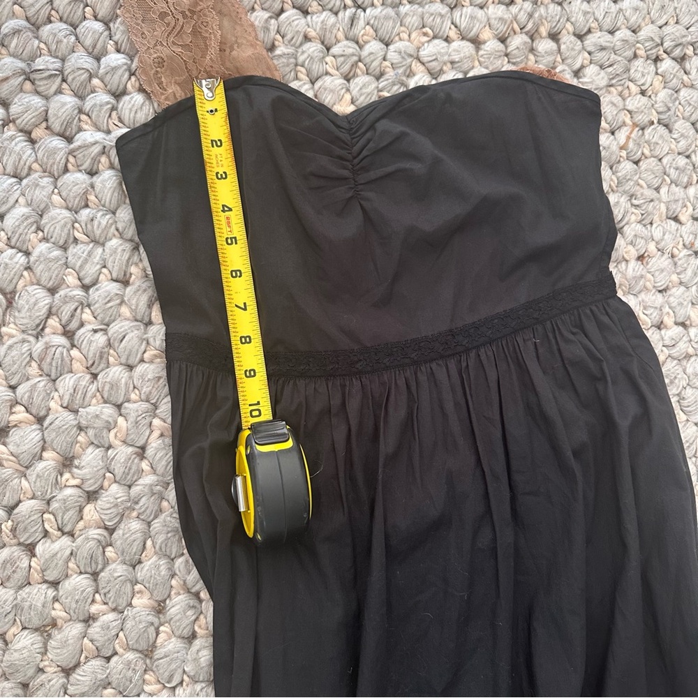 Gucci Lace-Trim Cotton‎ Maxi Dress black size 40 - Picture 6 of 9